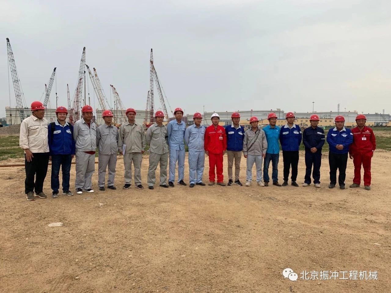 营口市鲅鱼圈开发区原油储罐扩建项目振冲碎石桩施工项目取得阶段性的胜利