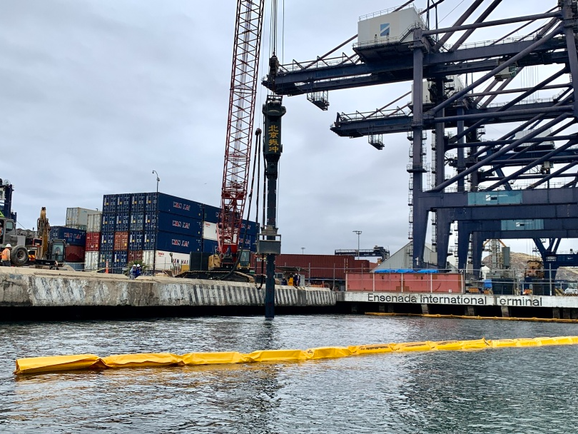 北京振冲工程机械助力中交三航局墨西哥ENSENADA码头扩建项目