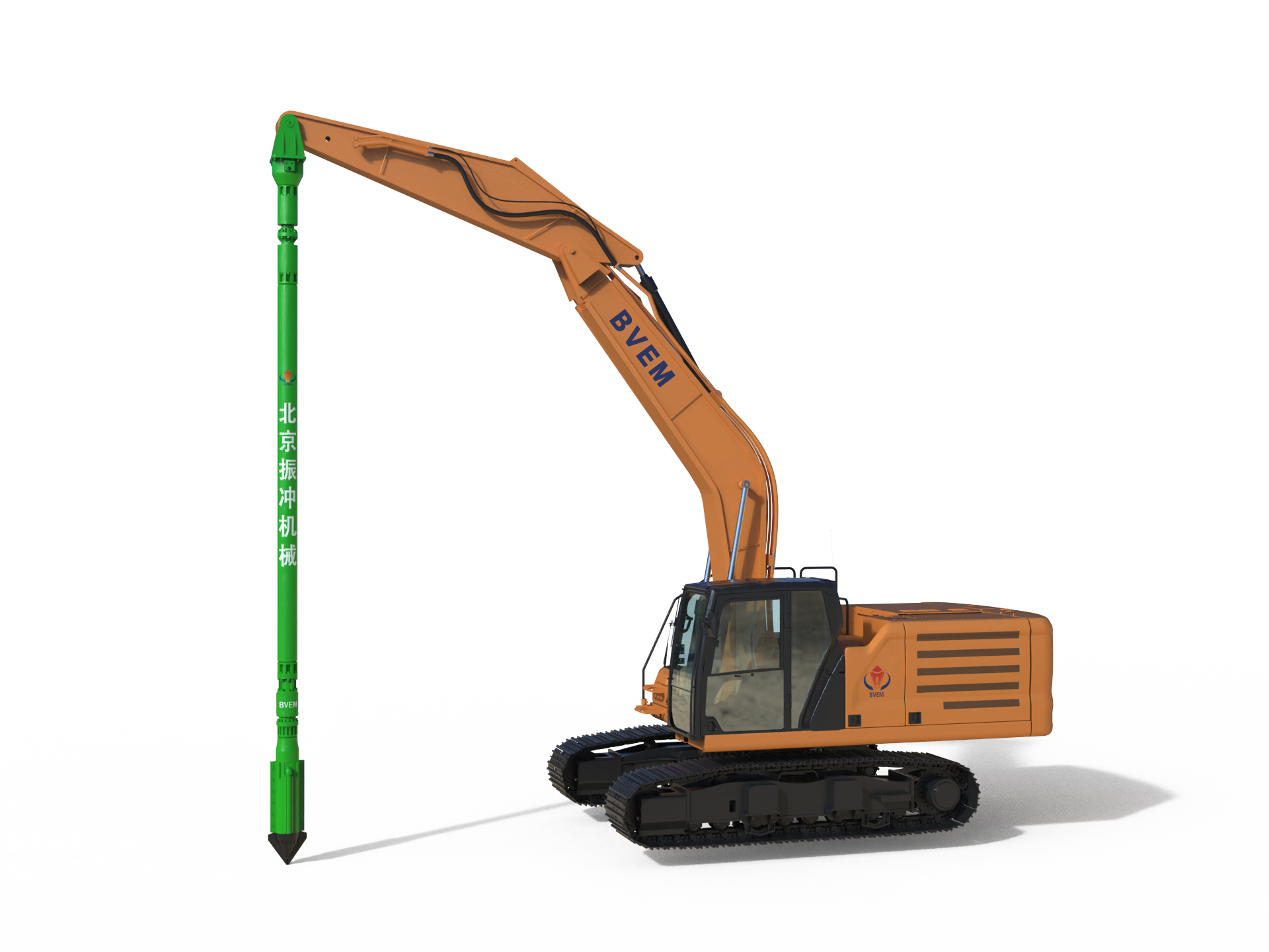 振冲器搭载挖掘机